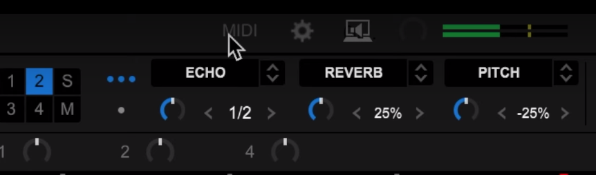 MIDI Button Rekordbox