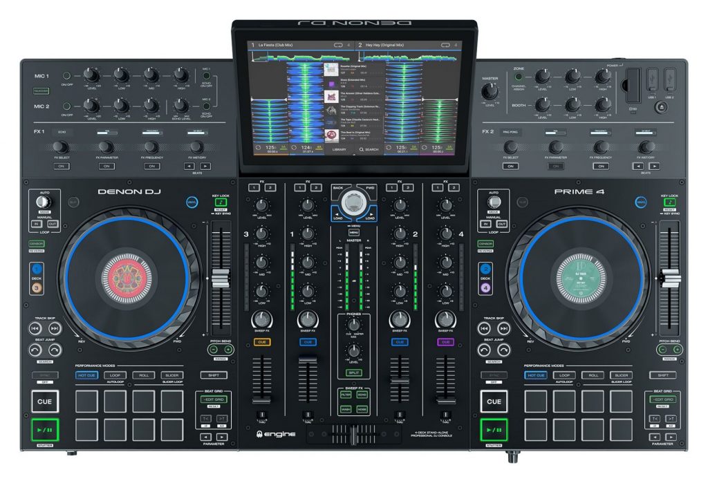 Denon Prime 4 Top Down