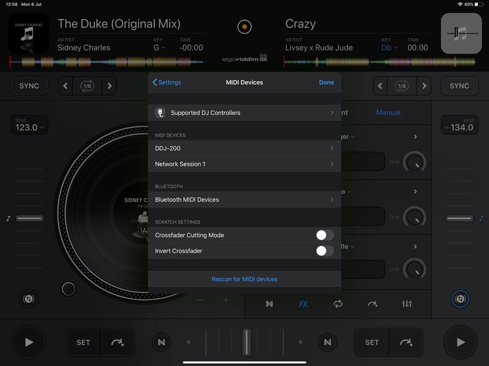 Midi Map Algoriddim Djay