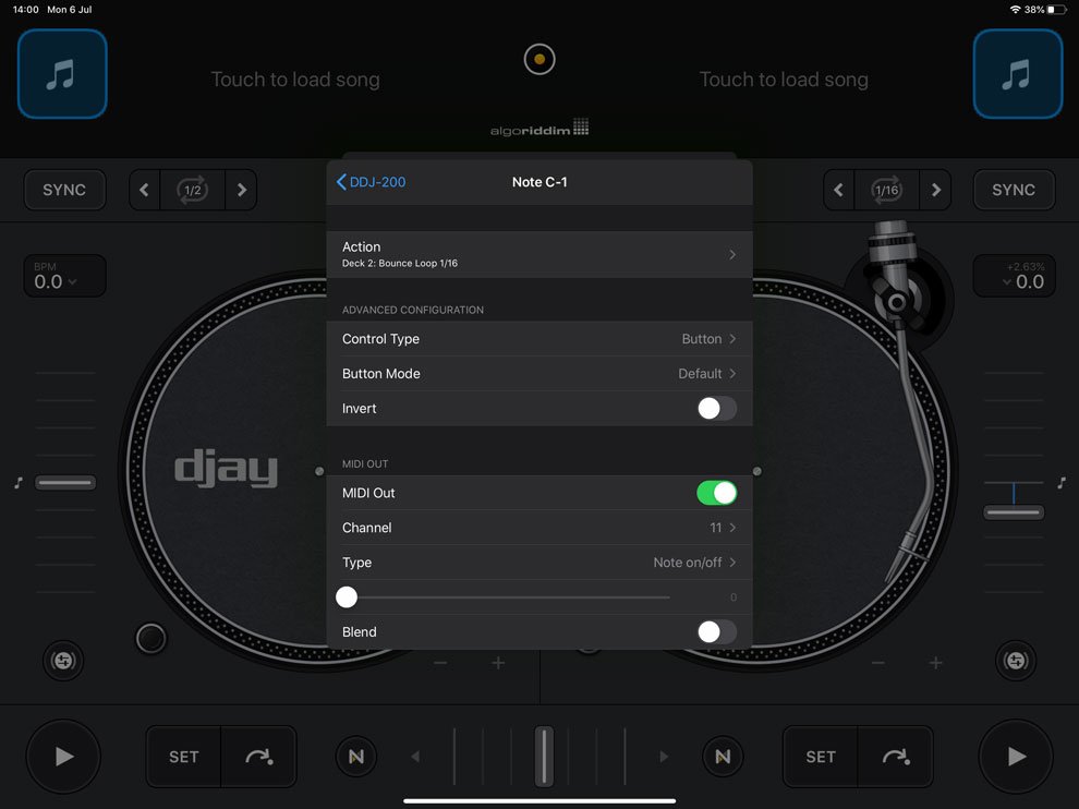 DDJ 200 Button Action