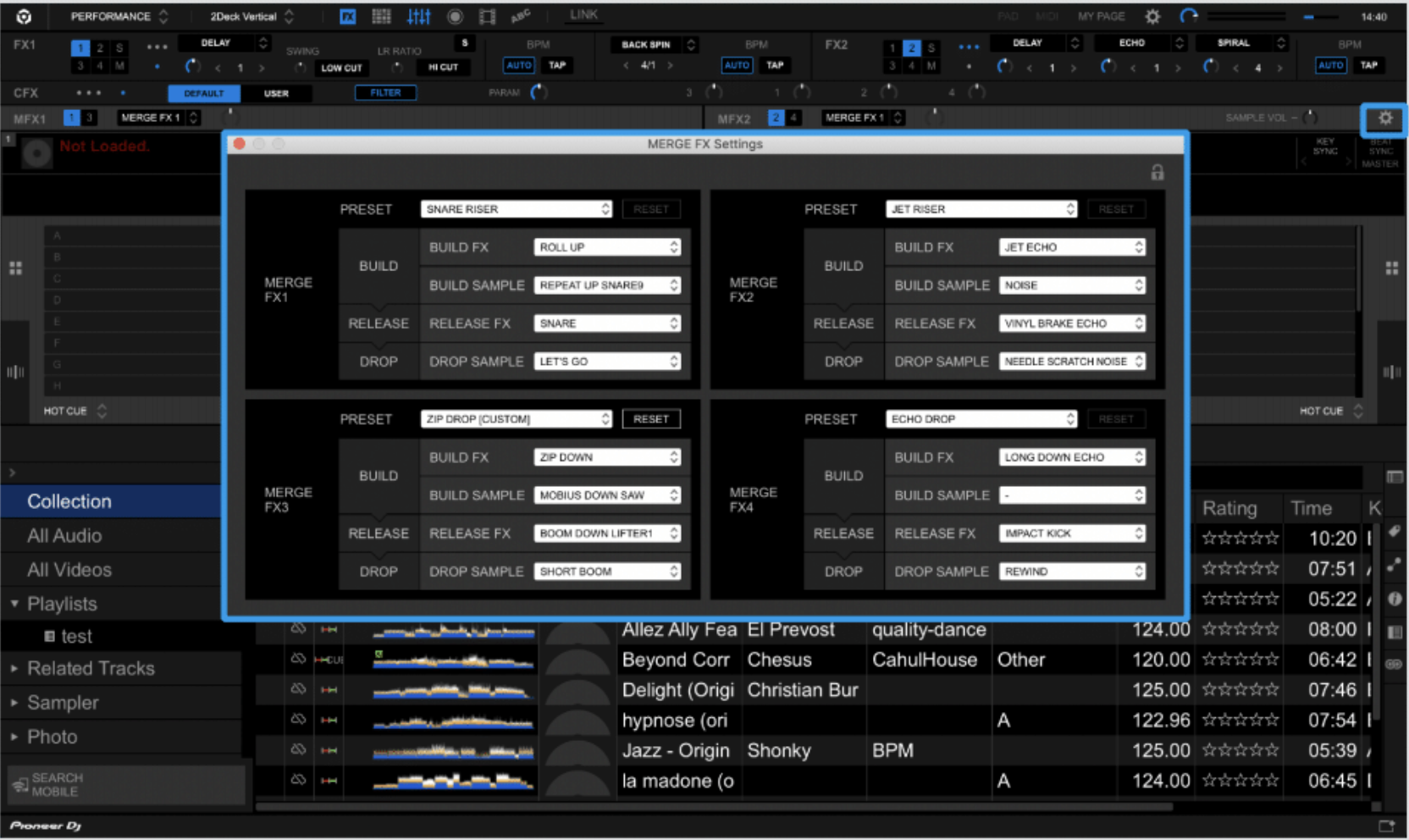 Rekordbox Merge FX