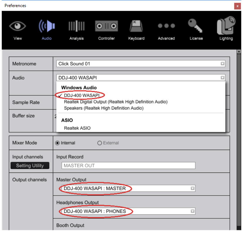 DDJ 400 Rekordbox Settings